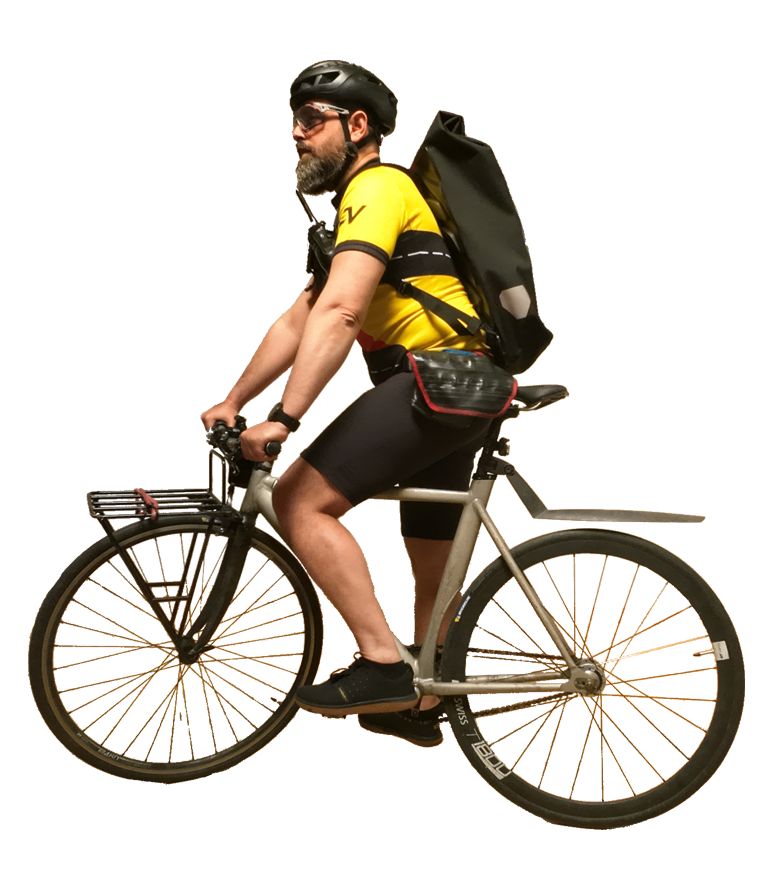 Livreur à vélo à Genève Livreur à vélo à Genève